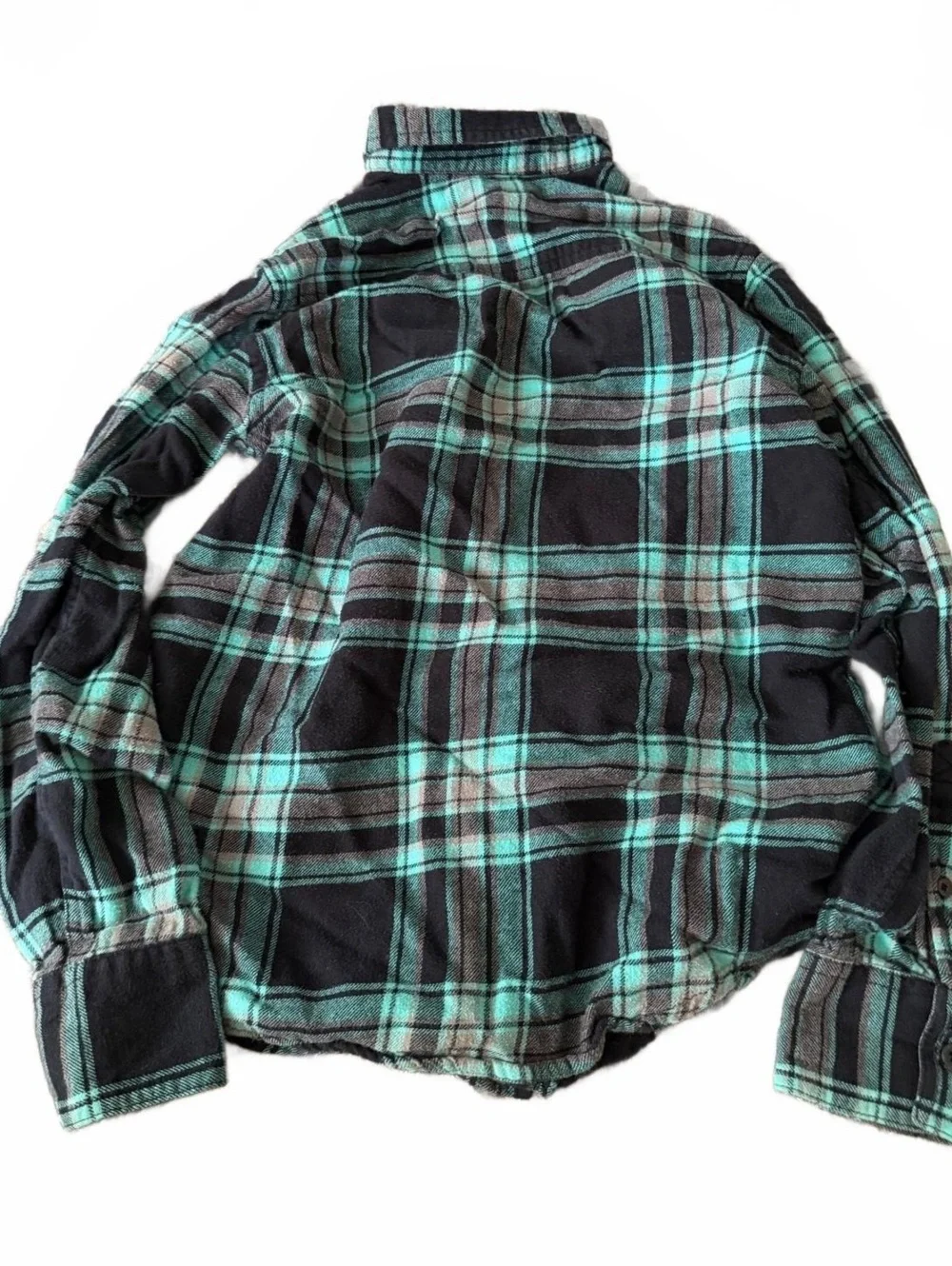 C/SONO Plaid Collection Pink Gray Button-Up Shirt Medium